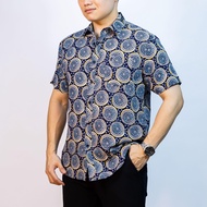 BENTOP Batik Modern Slim Fit Series [2] Baju Kemeja design Lengan Pendek Modern Floral Batik Short S
