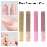 Nano Glass Nail File Sanding Polishing Buffer Block Manicure Tool Nailfile I7u7
