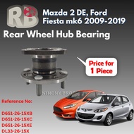 RB Bearing Mazda 2 DE Ford Fiesta mk6 2009-2019 Rear Wheel Hub Bearing D651-26-15XB D651-26-15XC D65