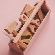 Wooden Tool Box l Tool Box Toys l Kids Wooden Tool Set l Construction Tool Box for Kids