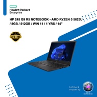 HP 245 G9 R5 NOTEBOOK - AMD RYZEN 5 5625U / 8GB / 512GB / WIN 11 / 1 YRS / 14"