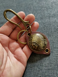 Handman Barel Redskin พวงกุญแจเท่ๆ พวงกุญแจ กุญแจ เหล็ก อัลลอย เหรียญ อินเดียแดง ยักษ์ ตะขอล้อค