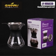 DM320 Latina SandGlass V60 Metal Dripper Double Mesh dan Server 400 ml