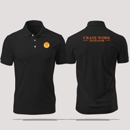 T-Shirt Short Sleeve Crane Work OperatorPOLO | Crane Work Operator Collared T-Shirt