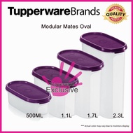 Tupperware Brands Modular Mates Oval Bekas Kedap Udara Bekas Gula Cereal Storage Bekas Rempah Ratus 