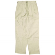二手 L.L.Bean 80-90 年代 S164 款式雙褶褲，30 碼，米色，美國製造。復古長褲。美國製造。