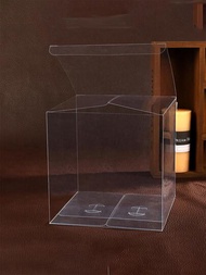 10入組/套透明禮品盒現代透明PVC禮品盒派對禮品