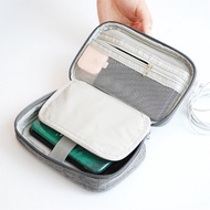 Travel Portable Digital Gadget Storage Bag USB Data Cable Organizer Headset Charging Zipper Pouch Tr