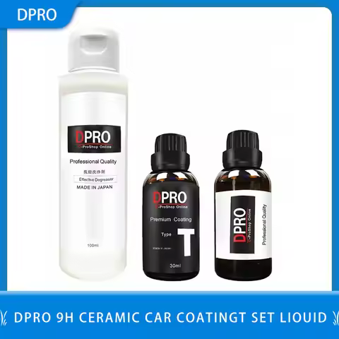 Dpro 9H Ceramic Car Coating T Set Liquid Glass Nano Coating Anti-Scratch Car Polish Liquid For 2 Car