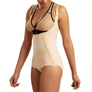MARENA SFBHA Recovery Panty-Length Post Surgical Compression Girdle, High-Back - XXS, Beige