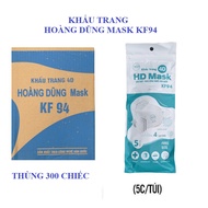 Thùng 300 cái khẩu trang KF94 4 lớp kháng khuẩn công nghệ hàn quốc