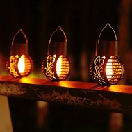 LED Solar Flame Decorative Light Waterproof Flickering Flame Effect