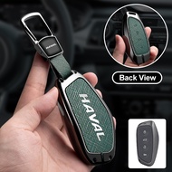 Leather Car Key Cover Case Fob For Haval Hover XY H6 Dargo M6 H9 H6S F7 F7X Jolion X DOG H2 H3 H5 H7