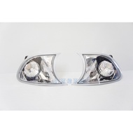 K.A.M. BMW E46 01 02 2D 2 Doors Crystal Diamond Silver Frame Corner Light Set Only Can Have