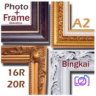 Photo + frame #Size A3 to A2#12R to 20R#Gambar Dan Bingkai#Glassless