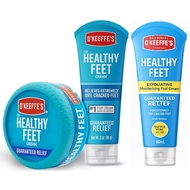 [O’KEEFFE’S] Foot Cream / For Healthy Feet (Tube 85g / Balm 91g), Healthy Feet Exfoliating 80ml