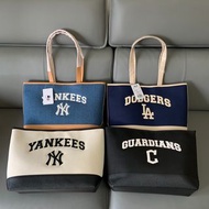 MLB洋基隊NY單肩情侶時尚休閒大容量大托特橫版大水桶包手提包包