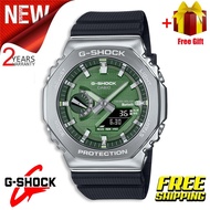 G Shock Men Sport Watch Dual Time Display World Time LED Auto Light Sports Wrist Watches GBM-2100A-1