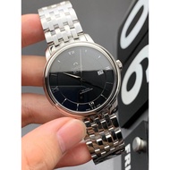 [Diefei] Mks Classic Masterpiece Highest Version Diefei Series Wrist Watch Black Face Steel Band 39.