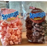 Oishi sponge crunch. Strawberry, chocolate Chocolate Biscuit