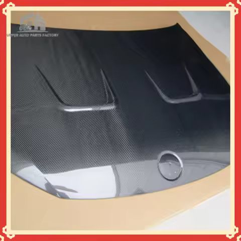 Suitable for modification R carbon fiber , Volkswagen Scirocco R model perforated hood, Golf 6 eng