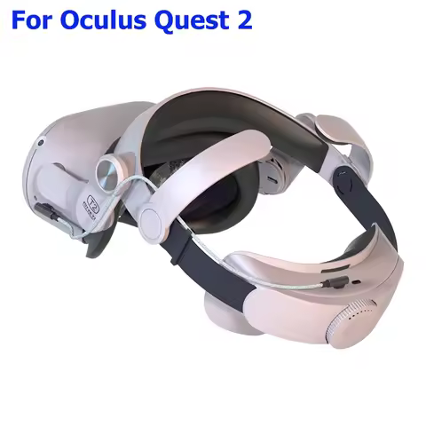 T2 Head Strap For Oculus Quest 2 VR Elite Halo Strap With battery Rechargeable Adjustable Comfort El