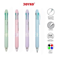Ball Pen Joyko BP-348 Quaco 4 0.7 mm Pen Pen 4 Colors