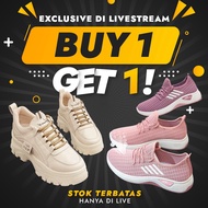 Sepatu Wanita Haora BUY 1 GET 1 Sneakers Korea  - Hazra.id