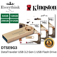 KINGSTON DTSE9G3 DATATRAVELER SE9 G3 USB 3.2 GEN 1 FLASH DRIVE THUMBDRIVE PENDRIVE - 64GB / 128GB / 
