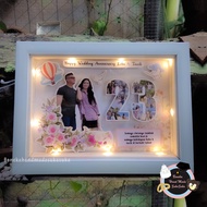 Custom Photo Frame 1st Anniversary Can According to Request Size 34x24x3cm Photo Popup Frame Anniver