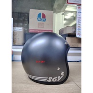 SGV MATT HELMET (MATT GREY)-D RING