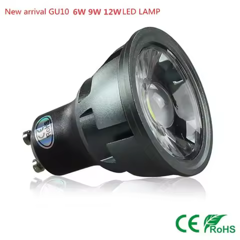 Super Bright Dimmable GU10 / GU5.3 / E27 / MR16 COB 6W 9W 12W LED Bulb Lamp 85-265V 12V Spotlight Wa