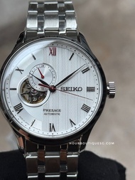 Brand New Seiko Presage Zen Garden White Roman Dial Automatic Watch SARY203