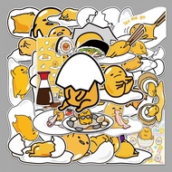50 lazy eggs creative waterproof graffiti stickers luggage scooter computer tablet cartoon decorative stickers