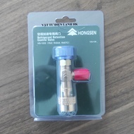 HONGSEN HS-1222 anti-scald gas unlock valve for air conditioner R22 R404A R407C air conditioner