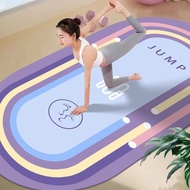 Soundproof exercise mat, yoga mat, damping exercise mat, quiet exercise mat.