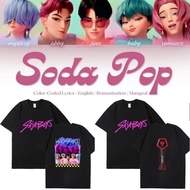 SQ7 Saja Boys T-shirt KPop Demon Hunters HUNTR/X anime short sleeve top SQ7