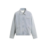 ZARA Denim Jacket Mens Stripes 6688402-104