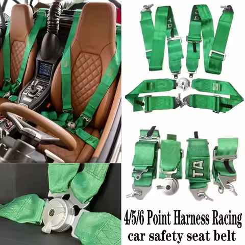 4/5/6 Point Racing Seat Belt Nylon Car Safety Racing Seat Belt With Camlock Quick Release Safety Har