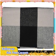【D&F】Cotton  Plaid Rugs, Check Rug,23.6Inch x35.4Inch,Checkered Outdoor Rug,Outdoor Plaid Doormat Fo