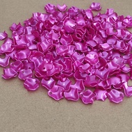 100pcs kelopak bunga akrilik keriting kecil mutiara – manik manik bahan bunga akrilik – manik manik