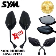 SYM VF3i - SIDE MIRROR Motorcycle Black LONG STEM /