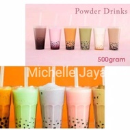 Powder Drink Premium Prime isi 500 gram / bubuk plain / minuman kekinian