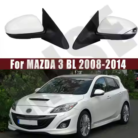 Car Accessories For MAZDA 3 BL 2008 2009 2010 2011 2012 -2014 Auto Outside Door Rearview Mirror Asse