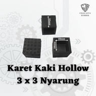 Karet Kaki Hollow 3x3 Nyarung Alas Kaki Meja Kursi Rak Besi Holo