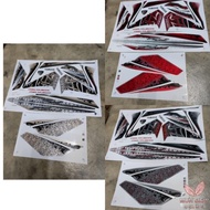 Stiker Sticker Body Stripe Cover Set (2) Yamaha Fz150i Fz 150i Fz 150 I Fz150 I