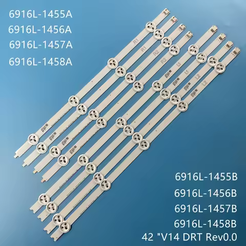 TV's LED Backlight Strips 42PFH5609/88 42PFT5609/60 LED TV Bars 42" V14 DRT REV0.0 1 L1 R1 Bands Rul