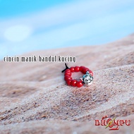 Cat Pendant Bead Ring DC002