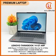 LENOVO THINKBOOK 14 G7 ARP AMD RYZEN 7 7735HS 32GB OB RAM 512GB NVME SSD USED LAPTOP NOTEBOOK (UNBOX