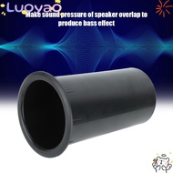 LUOYAO1 Speaker Port Tube, 81mm Opening Hole 153mm Length Speaker Cabinet Port Tube, Durable Black S